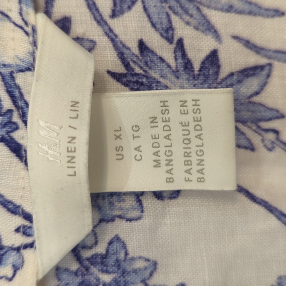 H&M Crossober Blouse Linen - Picture 6 of 11